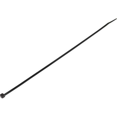 TRU COMPONENTS TC-6645800 Kabelbinder 3.60 mm Schwarz Witterungsstabil 100 St.