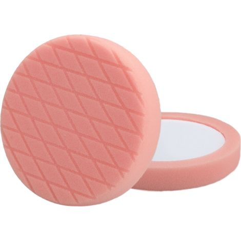 Disco de pulido de espuma EXTOL PREMIUM, patrón de diamante, T40, naranja, ⌀180x35mm, Velcro empotrado ⌀150mm 8804534 (1/5)