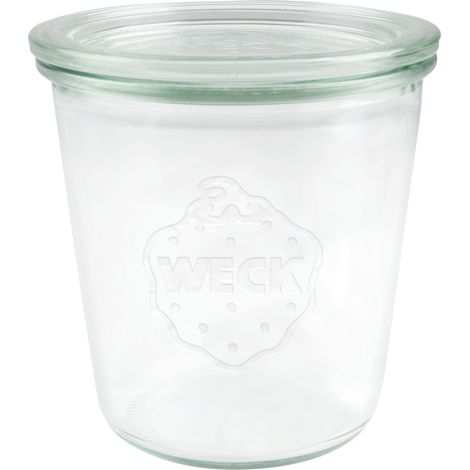 Weck Einkochglas 290 ml 6 St. Rundrandglas Einweckglas + Deckel, Gummi, Klammern (1/3)