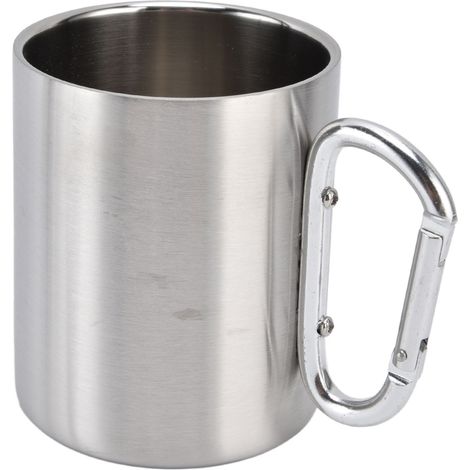 Faltbarer Reisebecher aus Edelstahl 304 mit Griff, tragbarer Kaffeebecher, 360 ml, Grifffarbe (1/5)