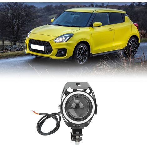 30W CREE U7 Angel Eye LED-Motorradscheinwerfer mit Schalter, blaue Version (1/5)