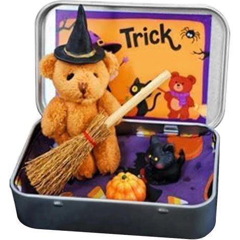 Petits ours en boîte : une charmante idée de cadeau d'Halloween pour une fête d'Halloween (1/5)