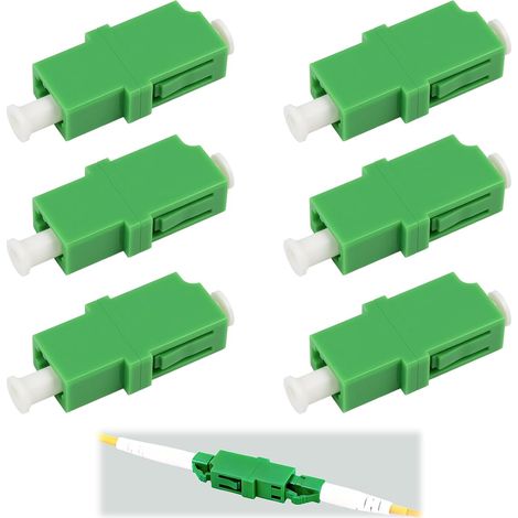adattatori in fibra ottica femmina LC/APC, accoppiatore ottico femmina LC/APC monomodale, conversione dell'interfaccia in fibra per FTTH FTTx