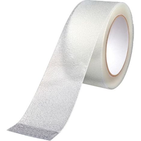 Rutschfeste Treppenschutzleiste – 15 m x 50 mm – Selbstklebendes Band – Wasserfest – Für Treppen, Böden und Schwellen – Für den Innen- und Außenbereich – Transparent (1/5)