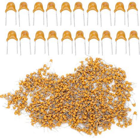 1000 pièces condensateur céramique monolithique 50V 0,64µF ±10% pas 5,08mm pour instruments électroniques de précision (1/5)