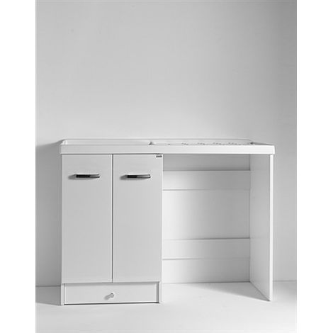 Mobile Eko a terra 107x60 a due ante con spazio a dx per inserire