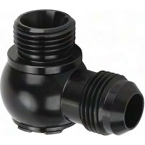 Adaptateur voiture Aluminium 10AN AN-10 vers raccord ORB-10 filetage 7/8in UNF, fixation boulonnée, pour circuit auto, montage étanche, pièce mâle 7/8, accessoire performance. (1/5)