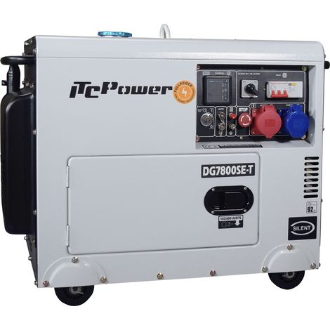 ITC POWER Diesel Stromaggregat Full Power 8 KVA DG7800SE-T 230V/400V (1/5)