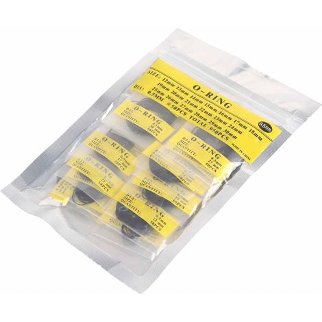 Lot de 950 joints toriques universels en caoutchouc 12 mm 30 mm pour fond de montre (0,5 mm) (1/5)