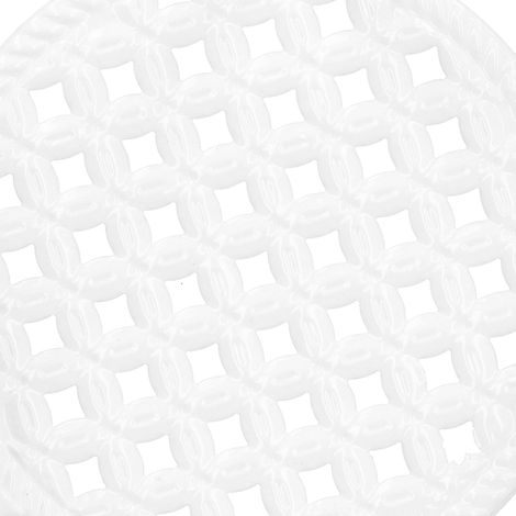 Panier suspendu en fer, support pour pot de fleurs, pour balcon, jardin ou terrasse, blanc (1/5)