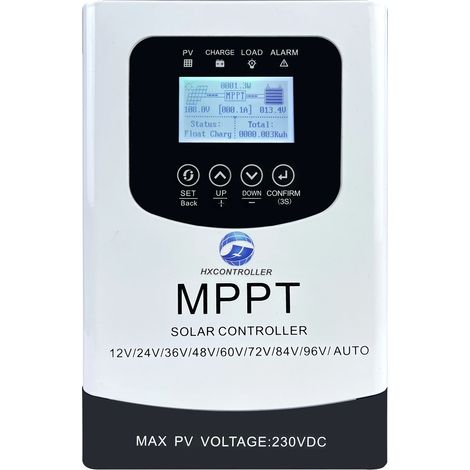 Solarladeregler, maximaler Strom 100 A, mehrere Ladeprogramme, weiß-a, MPPT80A, 12–96 V-a (1/2)