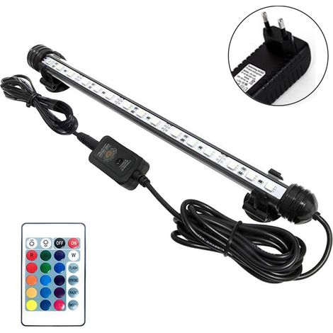 Éclairage Led Submersible - Ip68 - 16 Couleurs Et 4 Modes - Pour Aquarium Bassin Terrarium - 1 Pièce (1/5)