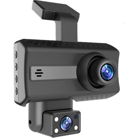 Dash Cam - 1080P Avant Et 720P Arrière - Écran IPS 3 Pouces - Angle Large 170° - Capteur G - Surveillance En Stationnement - Enregistrement En Boucle - 1 Pièce (1/5)