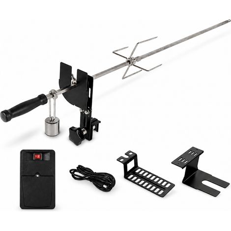 Kit Spiedo Girevole per Barbecue con Motore e Asse in Acciaio Inox Default Title (1/5)