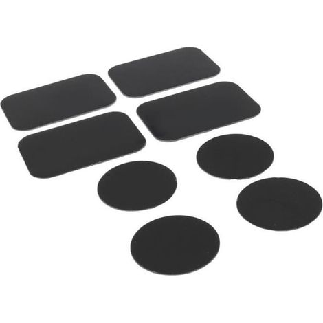 Piastre magnetiche autoadesive – 8 pezzi in acciaio inox per supporto per cellulare