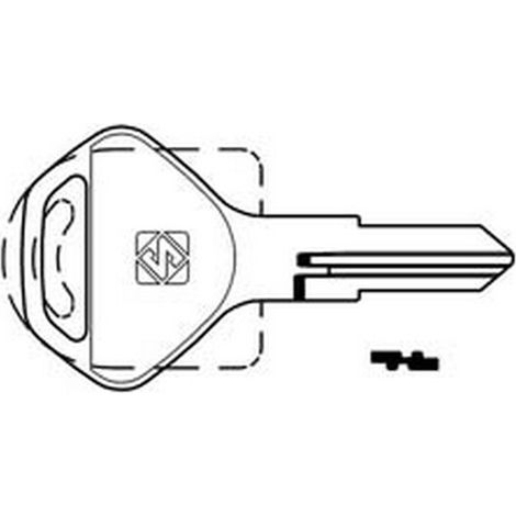 10PZ CHIAVI PER CILINDRI MERONI 4 SPINE PICCOLE MER44R - MER44R