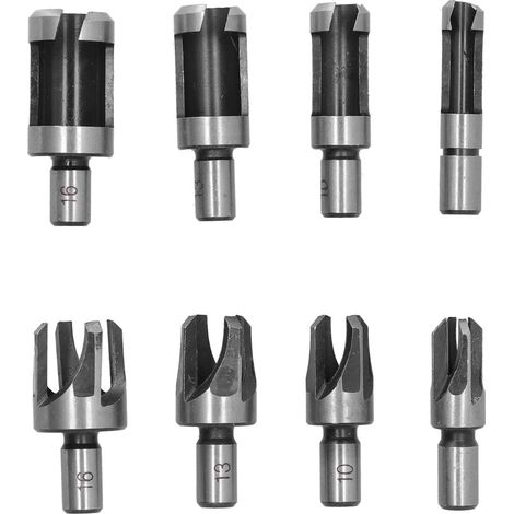 8-teiliges Holzbohrer-Set, Holzschneider aus Kohlenstoffstahl, industrieller Klauenbohrer, langlebiger Holzschneider für elektrische Bohrmaschinen (1/5)