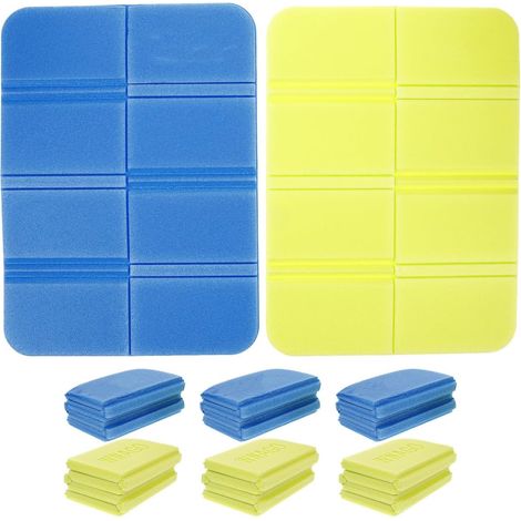 Coussin pliant en mousse XPE 8 pièces, tapis de pique-nique étanche pour camping, assise extérieure imperméable et légère (1/5)