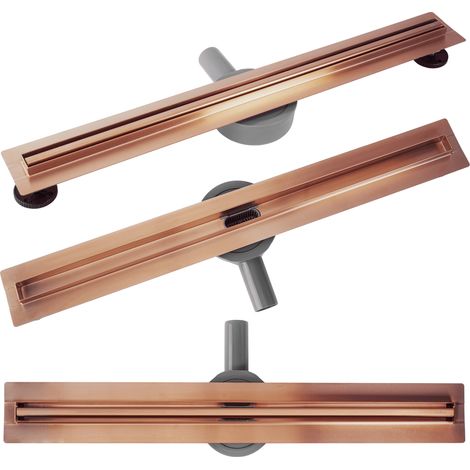 LINEAR DRAINAGE REA NEOX SLIM PRO 800 BRUSH COPPER
