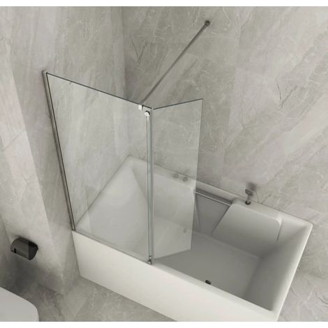 Box Doccia Sopravasca Anta Pieghevole Vetro 6mm 85+40 cm (1/4)