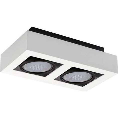 Plafonnier spot Kanlux STOBI 2xES111 25W blanc métal (1/5)