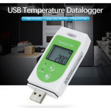Thermomètre Enregistreur De Données - 32000 Mesures - Plage -30 À 60 ℃ - Précision ±0,5 ℃ - USB PDF CSV - 1 Pièce (1/4)