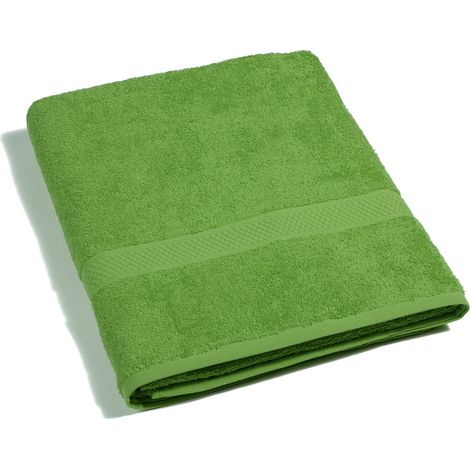 Telo doccia da bagno colorato 100 x 150 cm "Minorca" in cotone Caleffi -Cherry (1/4)