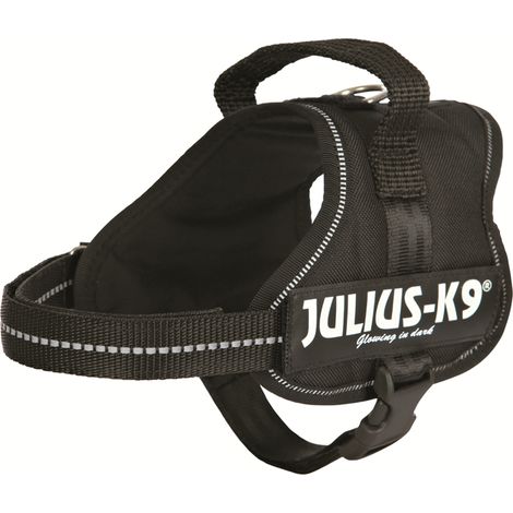 Trixie Julius-K9 Power Geschirr für Hunde Schwarz Komfort