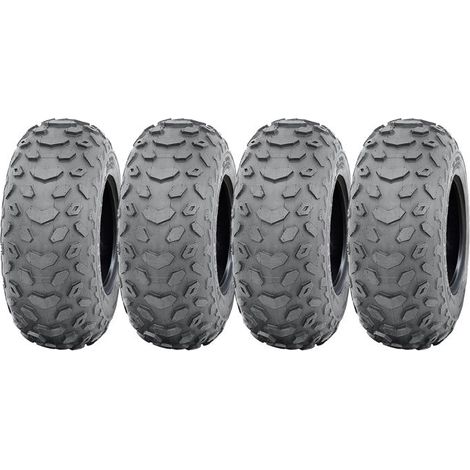 Pneu quad VTT - Wanda - 19x7-8 - Homologué route E - Tubeless - 4 pneus