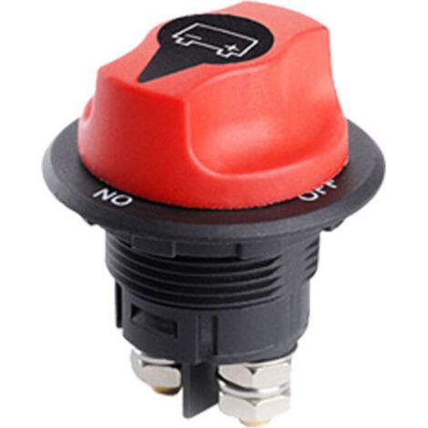 Batterietrennschalter Auto Batterietrennschalter, Batterieschalter Isolator, Max 32V 100A CONT 150A INT Batterieschalter für Boot RV Marine Yacht Motorrad Fahrzeuge