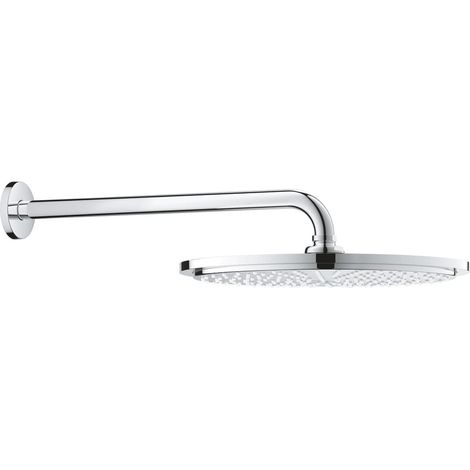 Grohe Rainshower Cosmopolitan - Doccia a pioggia Cosmopolitan, diametro 31 cm, braccio doccia 14 cm, cromato 26066000