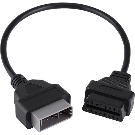 14-pin to 16-pin OBD2 adapter connector diagnostic cable for Nissan (1/4)