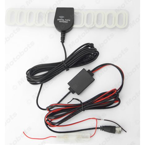 Universal Automotive Active TV Antenna, F-type Male Connector, Car-mounted DVB-T Digital TV Antenna with Built-in Amplifier (1/4)