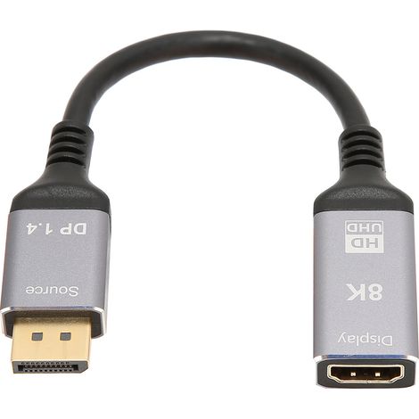 Câble DisplayPort vers HDMI 2.1 8K 48Gbps HDR pour PC TV Projecteur (1/5)