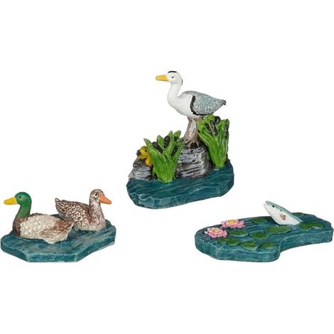 Heron and Ducks - Luville