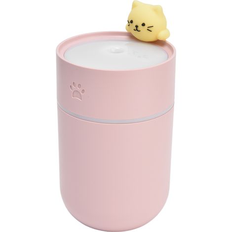 Mini Humidificateur USB 260ml avec Veilleuse LED pour Bureau et Chambre (1/5)