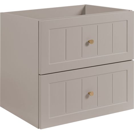 Mobile lavabo in stile classico, cashmere, 60 x 57 x 46 cm (1/5)