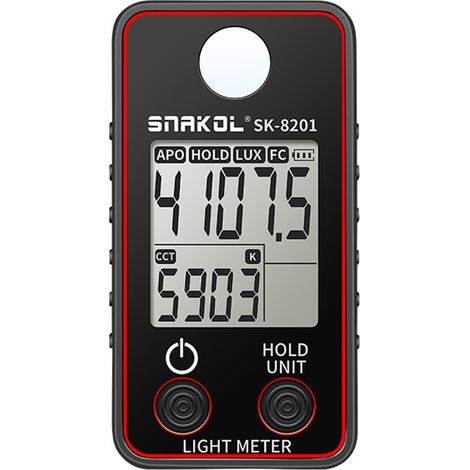 Testeur de température de couleur, appareil de mesure d'éclairement de haute précision 0.5-300000LUX Test d'éclairage LED appareil de mesure de luminance photographique (1/5)