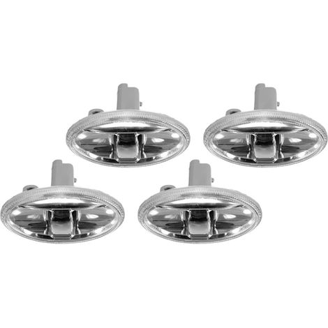 Set di 4 indicatori di direzione per auto, luci laterali per parafanghi per C2 Elysee 307206