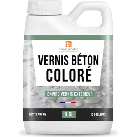 Vernis coloré pour béton - 500 ml Anthracite - Harmony Béton