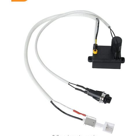 Zündknopf 7642 für Weber Spirit E210, S210, S220, E310 und SP310 Grills mit Frontbedienung, Zünder kompatibel mit Weber 7642 und dem Grillzündset 69850.