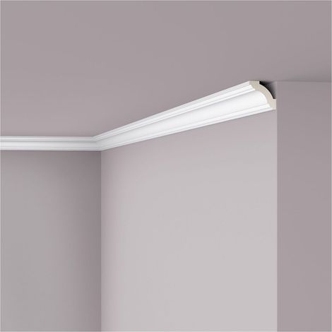 Cornisa NMC Z1240 ARSTYL Noel Marquet Perfil de estuco Moldura flexible Moldura decorativa diseño atemporal clásico blanco 2 m (1/3)