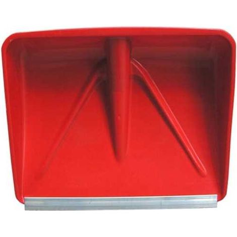 Paleta de nieve Abs 45 Roja Refuerzo de aluminio Stea