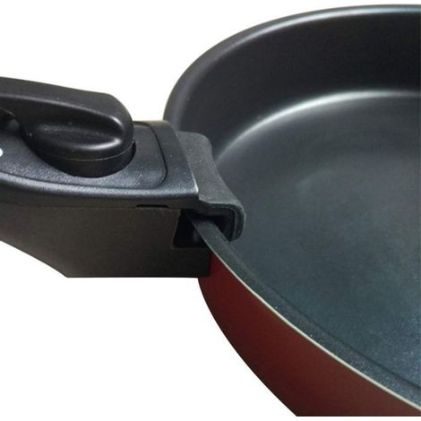 Poignée Casserole - Universelle 1,8 À 3,2 Mm Épaisseur - Pour Poêles Et Pots Culinaires - En Bois Et Silicone - 19 X 4 Cm - 1 Pièce (1/5)