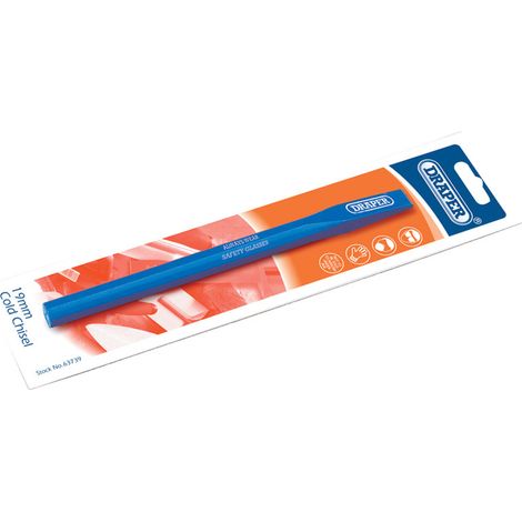 Draper Octagonal Shank Cold Chisel 19 x 200mm (63739) – Heavy-Duty Steel Tool for Demolition and Metalwork