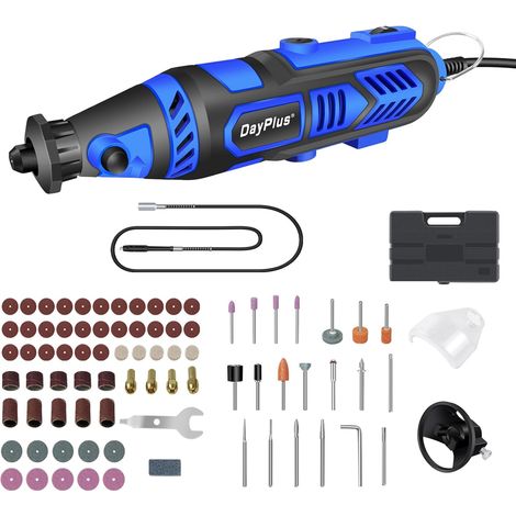 135W Outil Rotatif Multifonction,Kit Électriques,Avec 80 Accessoires,Réglable En 6 Vitesses,10000-32000RPM,Outils Rotatifs Pour La Découpe, Gravure Et Le Bricolage - (1/5)
