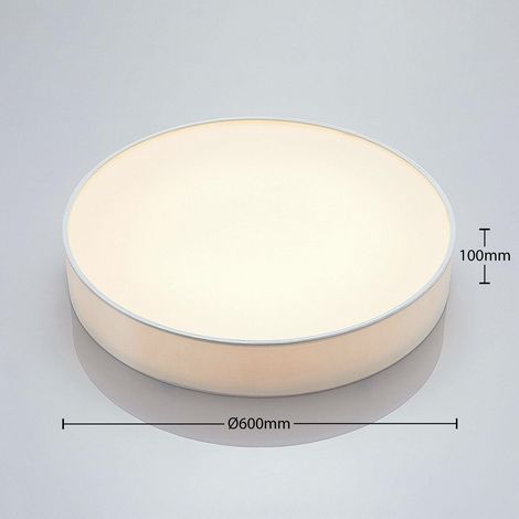[GEBRAUCHT] Lucande Led Rgb Deckenlampe Ajai Hängelampe Lampe Leuchte 36 W Textil Weiß B-Ware