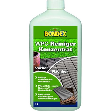 Bondex WPC Reiniger 1 l, farblos Holzreiniger Kunststoffreiniger (1/2)