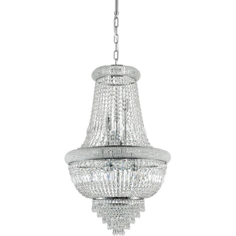 Ideal Lux Dubai - Luminaire suspendu Chrome, E14 (1/2)
