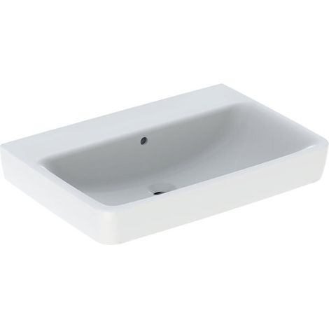Geberit Renova Plan, lavabo, 70x48 cm, sans trou pour